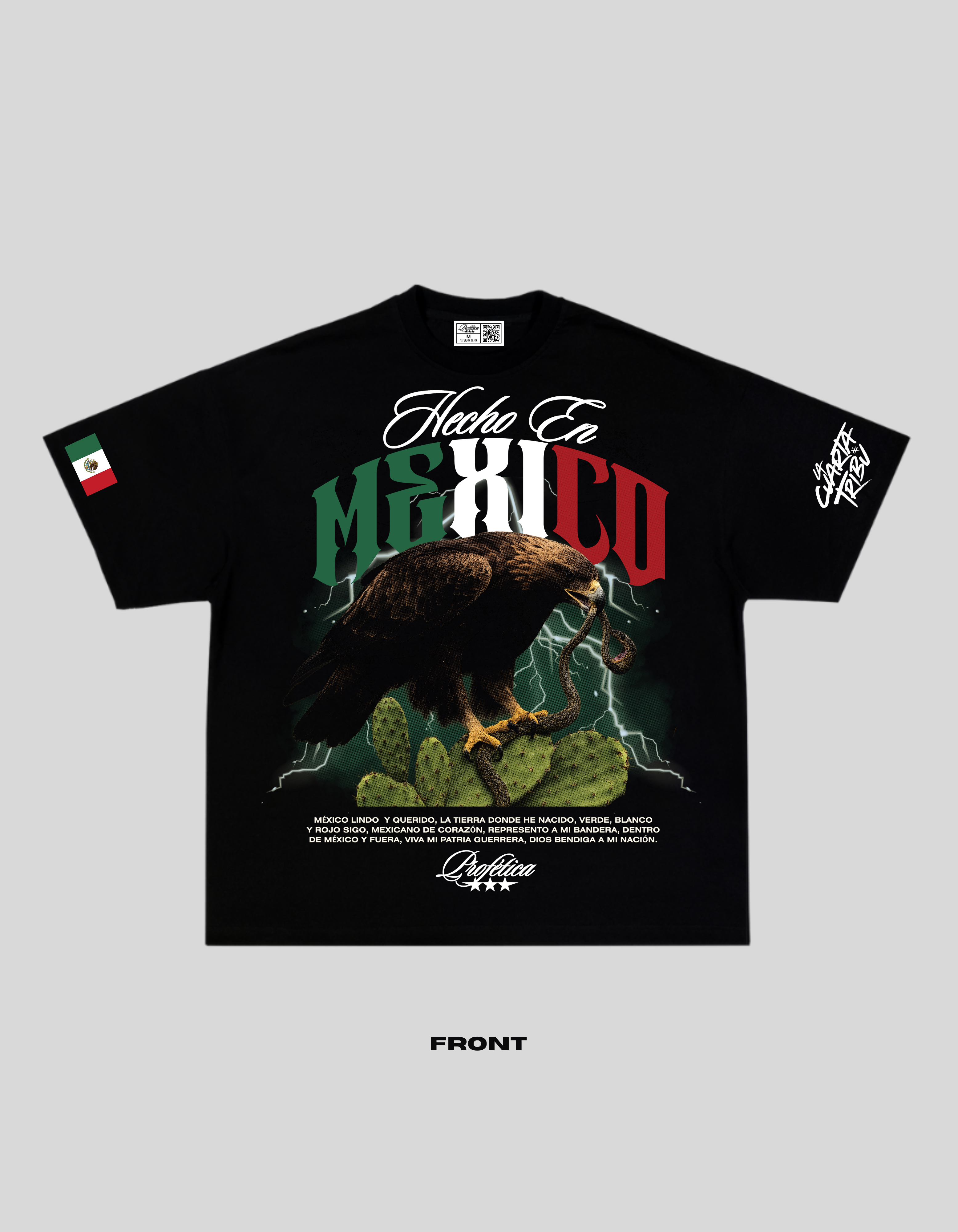 Playera Oversize - Hecho en México - La Cuarta Tribu X Profética