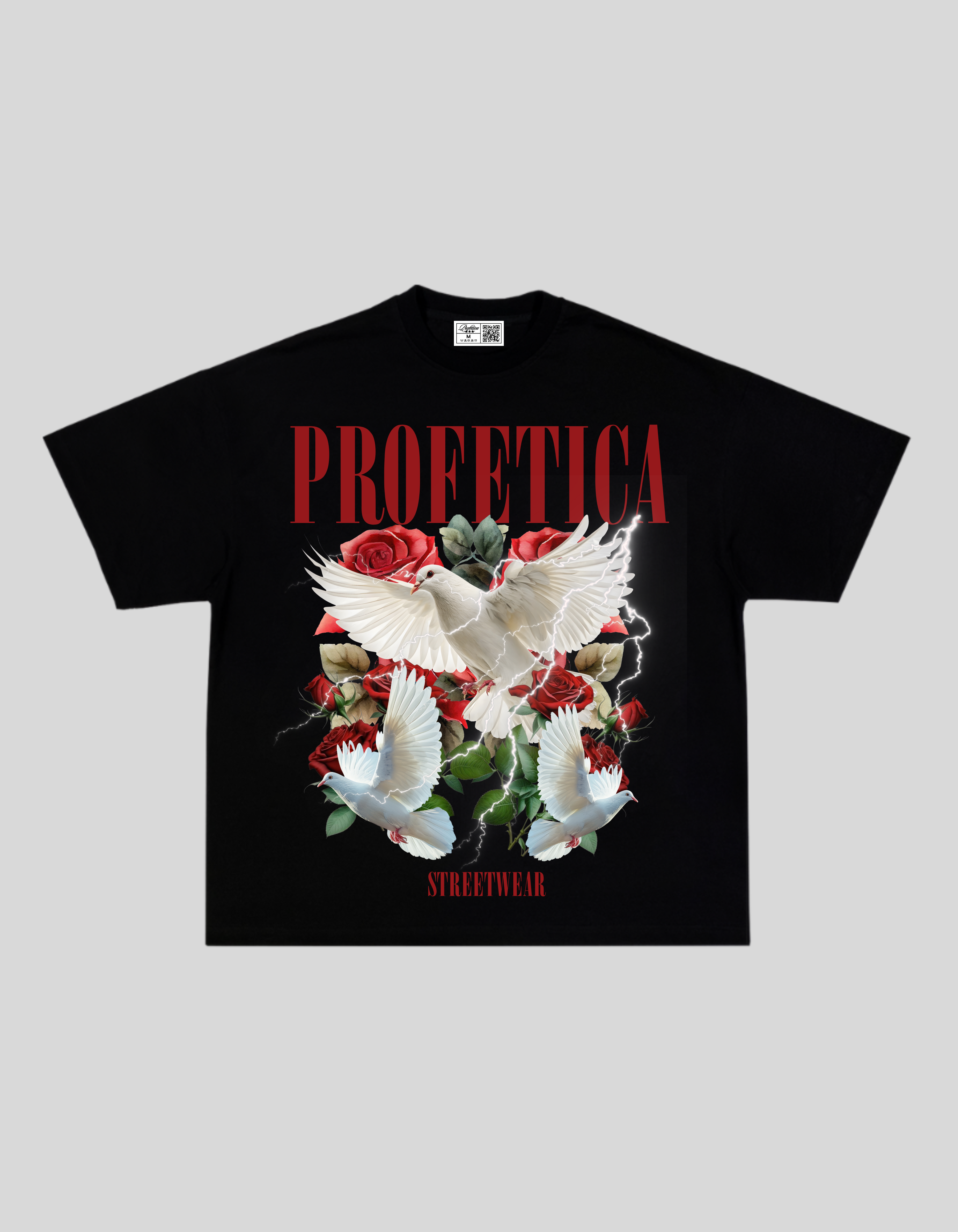 Playera Oversize “Profética streetwear”